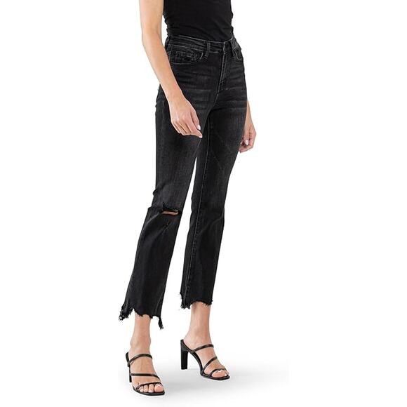 Flying Monkey, High Rise Ankle Bootcut Jeans - F4927 - Size 25 - Picture 2 of 4